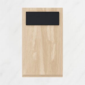 Natural Light – Travertine with Black Granite Headstone